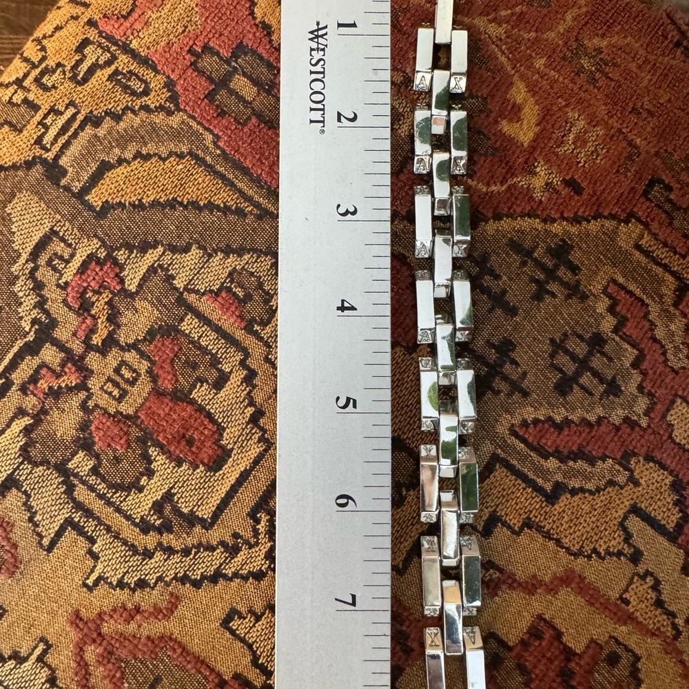 Vintage Armani Exchange geometric link bracelet - Picture 4 of 6